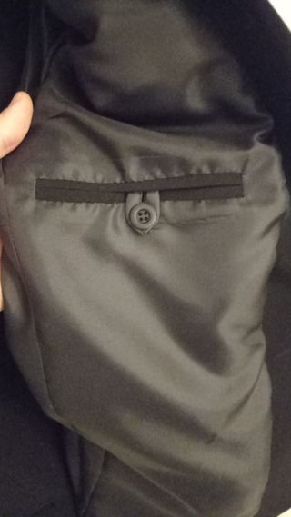 Blazer Negro Hombre Tauriga Talla M