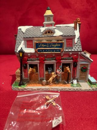 Lemax Stables Litton & Laughton