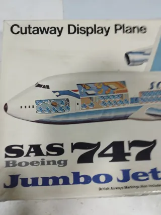 Maqueta Avión Boeing 747 Jumbo Jet Revell