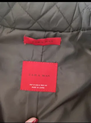 Chaleco acolchado hombre. Marrón. talla M