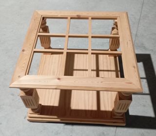 Mesa centro en madera de pino