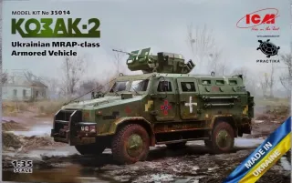 Maqueta vehículo Kozak-2 Ukrainian MRAP ICM #35014