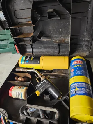 Kit soplete BernzOmatic con bombonas