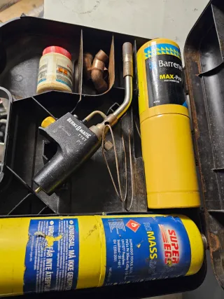 Kit soplete BernzOmatic con bombonas