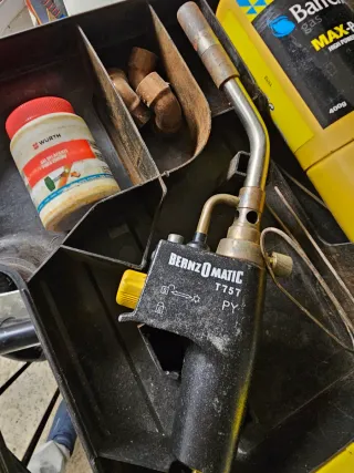 Kit soplete BernzOmatic con bombonas