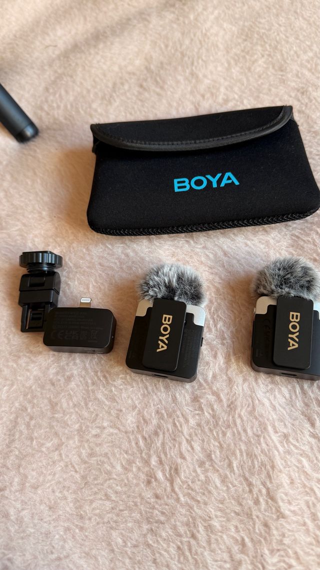 Micrófonos Boya Inalámbricos lightning