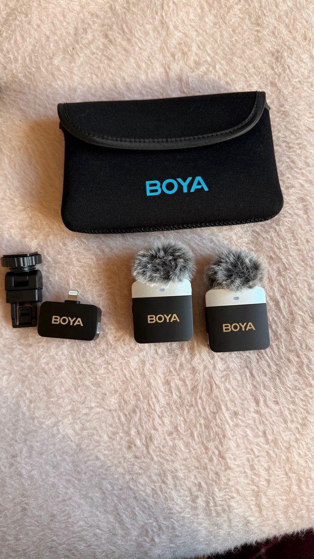 Micrófonos Boya Inalámbricos lightning