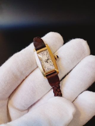 Reloj de Oro 18k Suizo Art Deco Vintage 1920