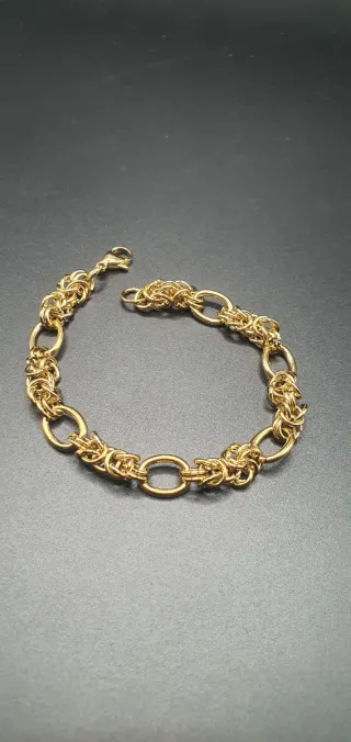 Pulsera chapada en oro