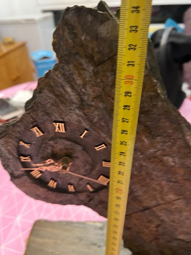 Reloj de piedra natural