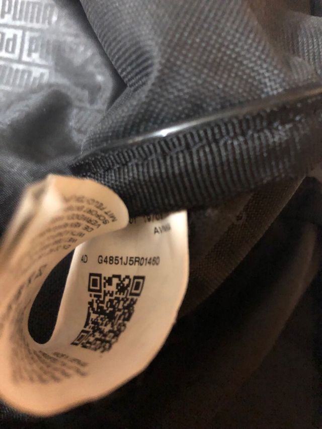 Bolsa de deporte PUMA negra