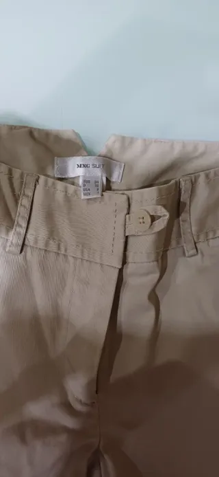 Pantalón recto Mango Talla 34