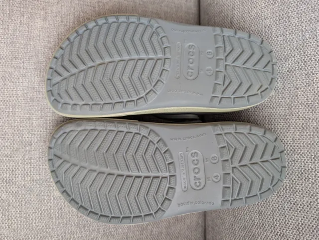 Zuecos Crocs Talla 36 Gris