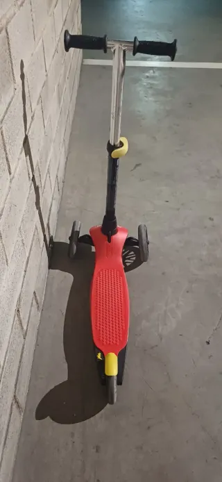 Patinete infantil 3 ruedas rojo