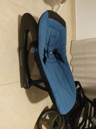 Hamaca bebé Jane azul