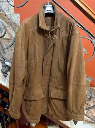 Giacca vera pelle vintage uomo