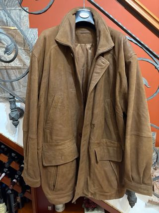 Giacca vera pelle vintage uomo