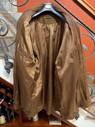 Giacca vera pelle vintage uomo