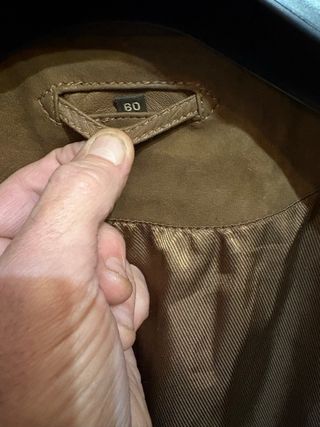 Giacca vera pelle vintage uomo