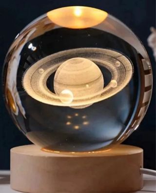 Sfera Cristallo 3D Sistema Solare