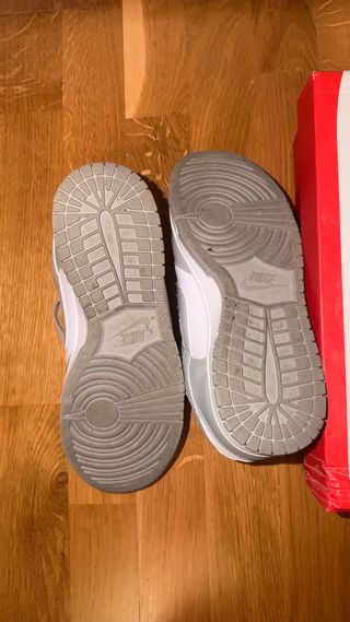 Nike Dunk Low Argento/Bianco Tg 41