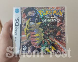 Caja PURPURINA Pokémon Edición Platino Nintendo DS