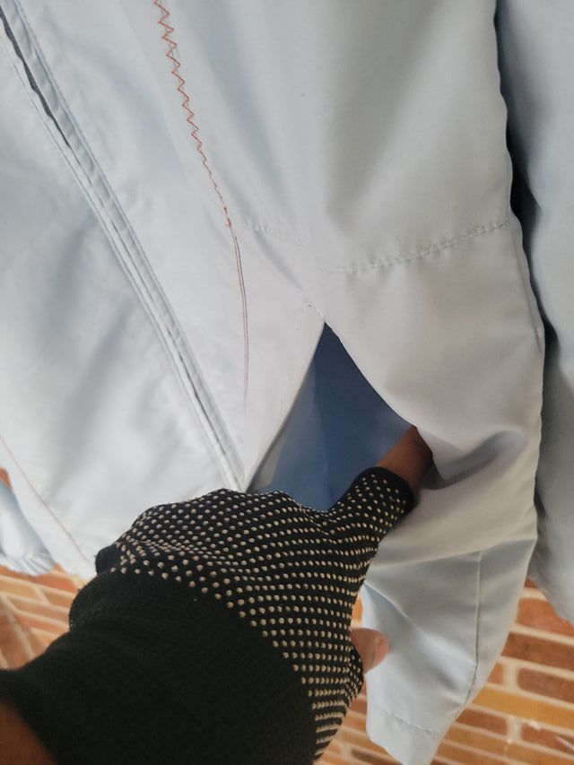 Chaqueta Adidas Vintage Gris Claro Mujer