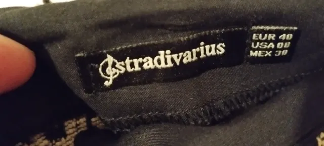 Minifalda Stradivarius Invierno Talla M