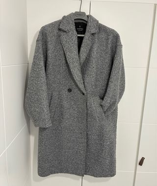 Abrigo gris oversize