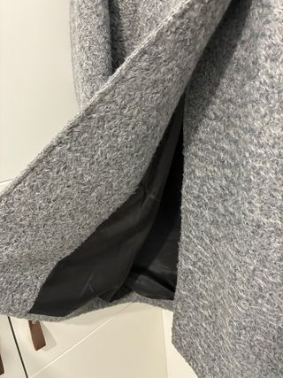 Abrigo gris oversize