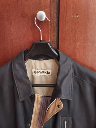 Chaquetón de piel de cabra. Hombre.