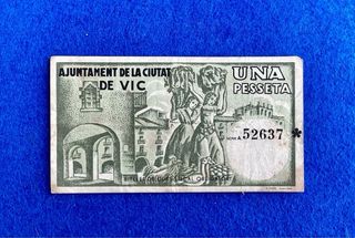 1 PESETA DE VIC. 1937 (GUERRA CIVIL)