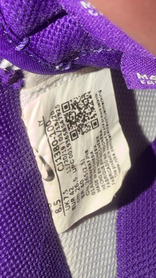 Nike Air Force 1 Bianche Viola