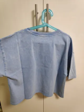 Camiseta Pull&Bear azul talla S