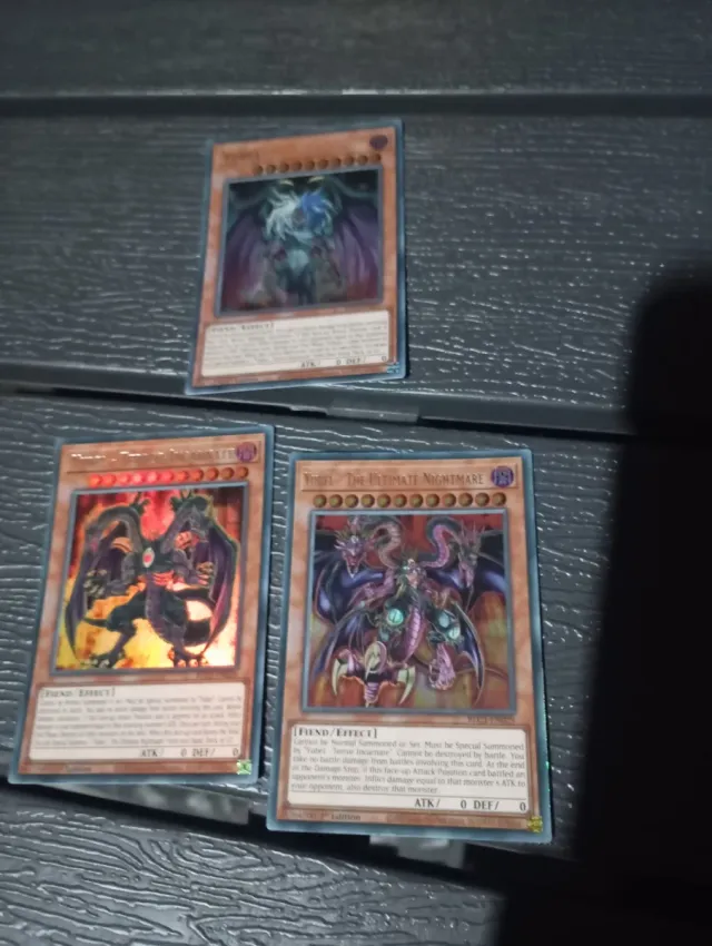 3 Carte Yu-Gi-Oh Yubel ENG