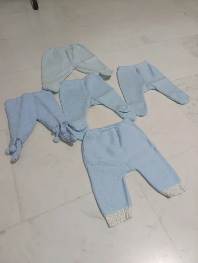 Pantalones primera puesta bebé (lote 5)