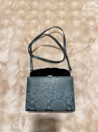 Bolso efecto piel serpiente