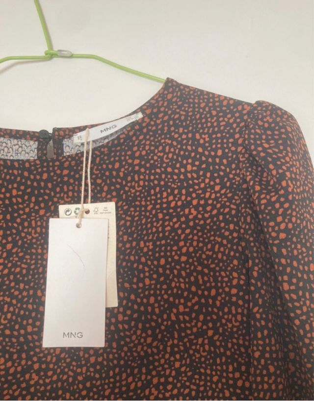 Vestido largo Mango estampado