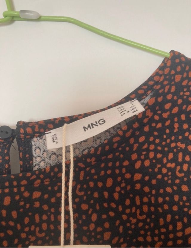 Vestido largo Mango estampado