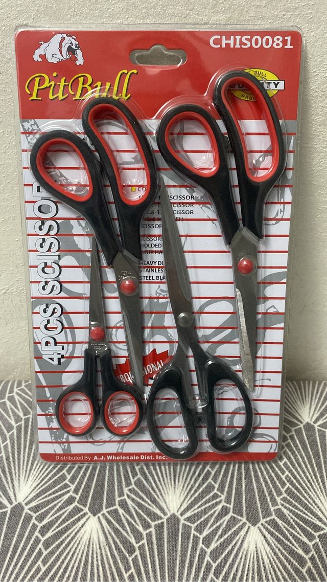 Set 4 Forbici Pit Bull