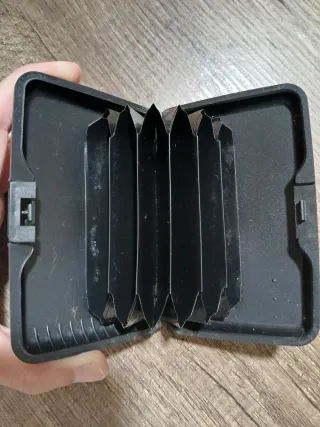 Tarjetero desplegable estampado leopardo