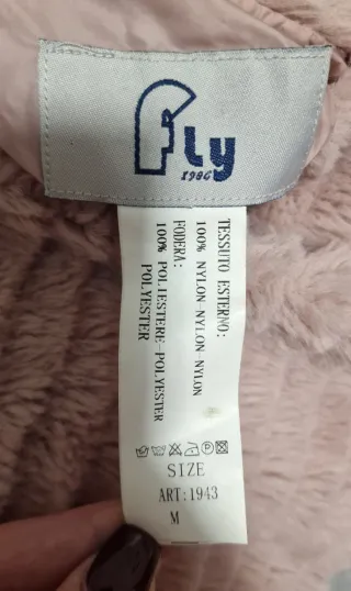 Giubbotto Rosa in Pelliccia Sintetica double face