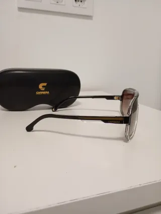 Gafas de sol Carrera Hombre Negras Marrones