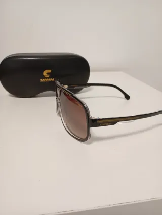 Gafas de sol Carrera Hombre Negras Marrones