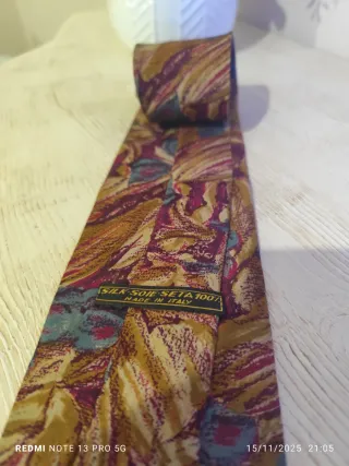 Cravatta Seta Made in Italy Multicolor