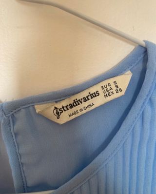Blusa Stradivarius azul