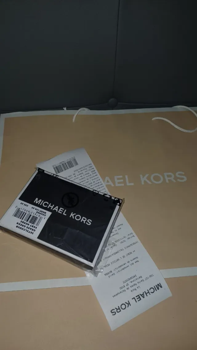 Targetera Michael Kors Original Verde/Blanco