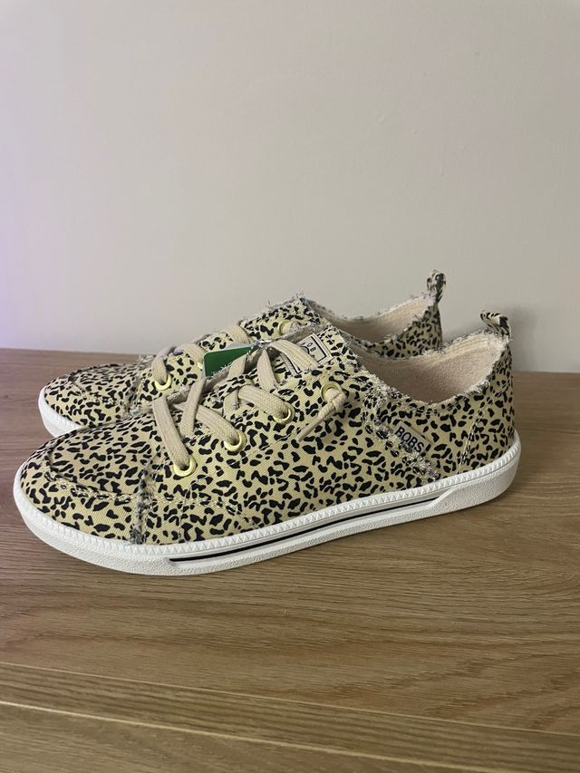 Skechers Beige/Nero Taglia 38.5