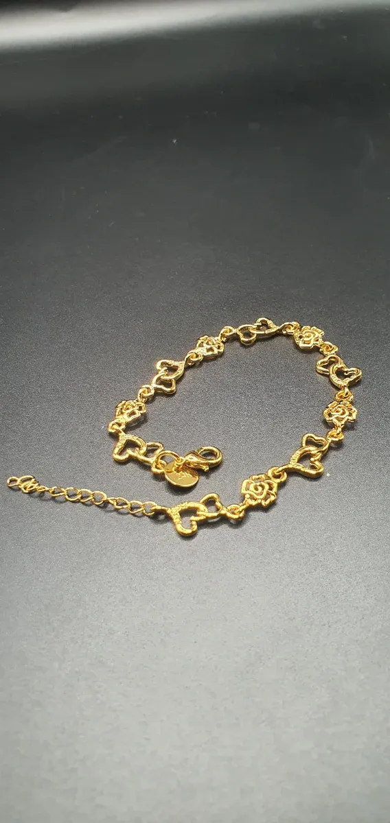 M2/Pulsera Chapada en Oro 18k
