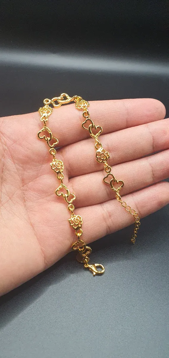 M2/Pulsera Chapada en Oro 18k